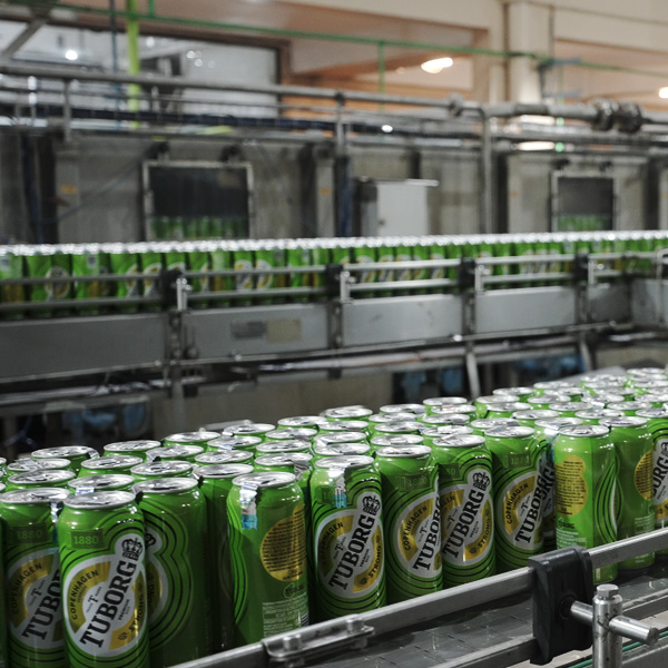 Beverage production line