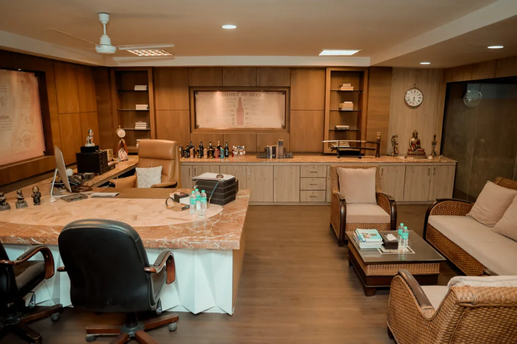 Brewery office cabin