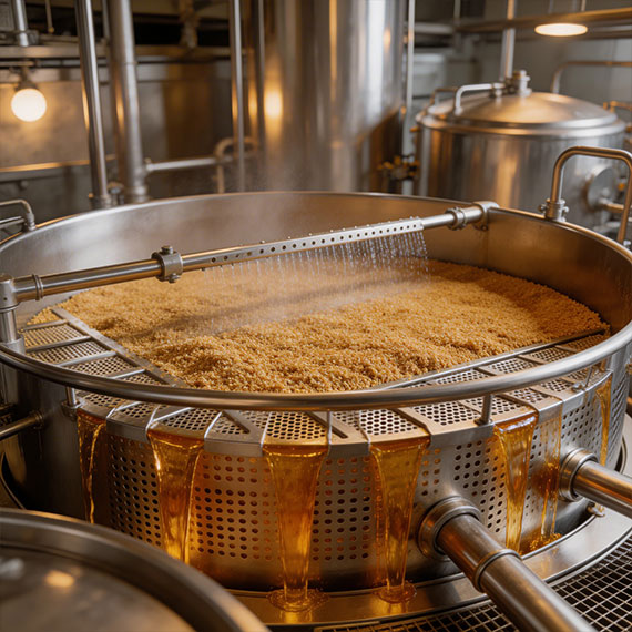 Lautering tun