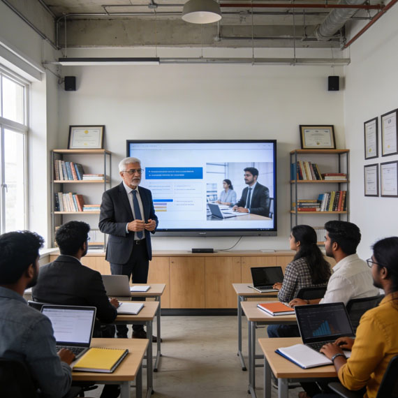 Employee training session