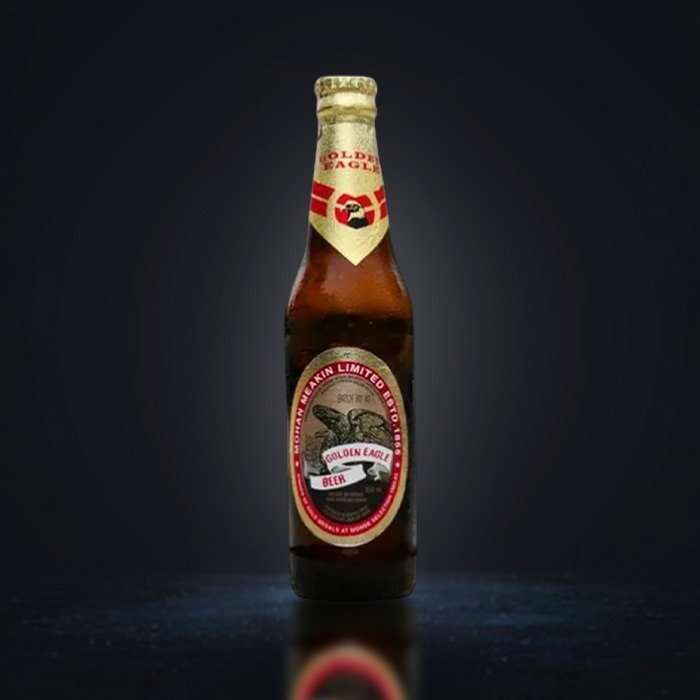 Golden Eagle beer bottle