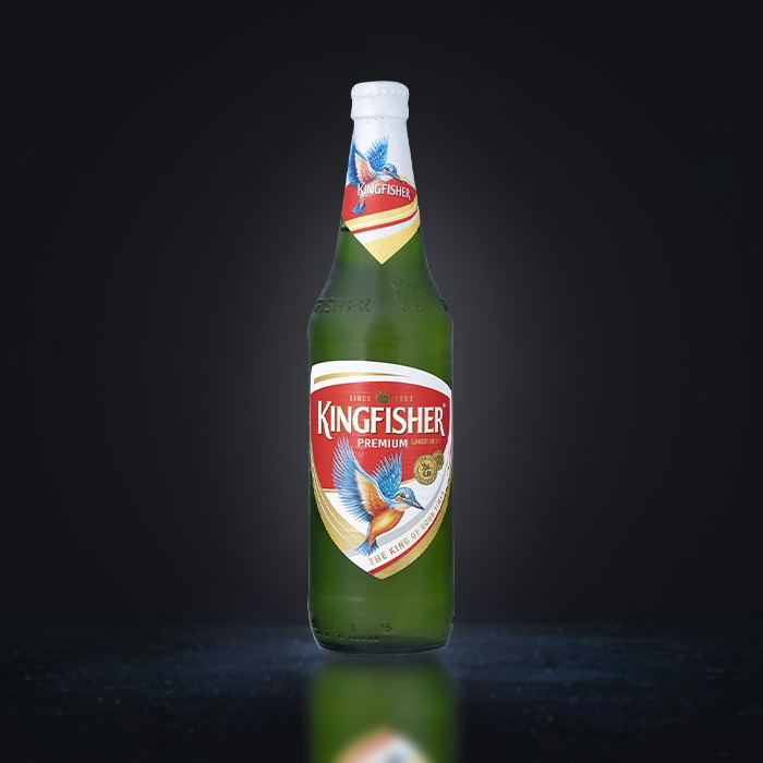 Kingfisher Premium beer bottle