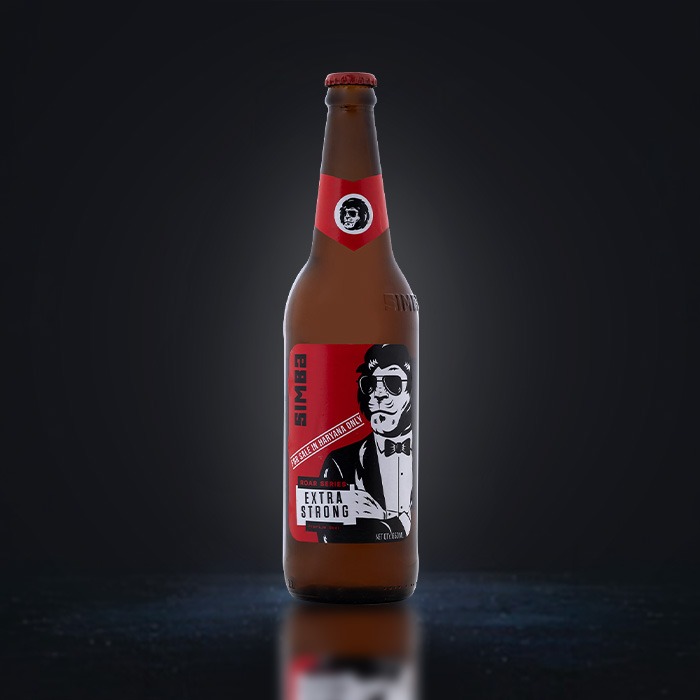 Simba Strong beer bottle